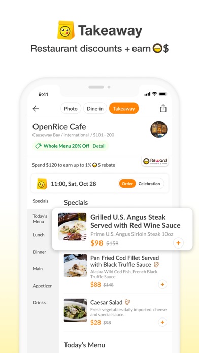 OpenRice iPhone screenshot 7 - Food & Drink app