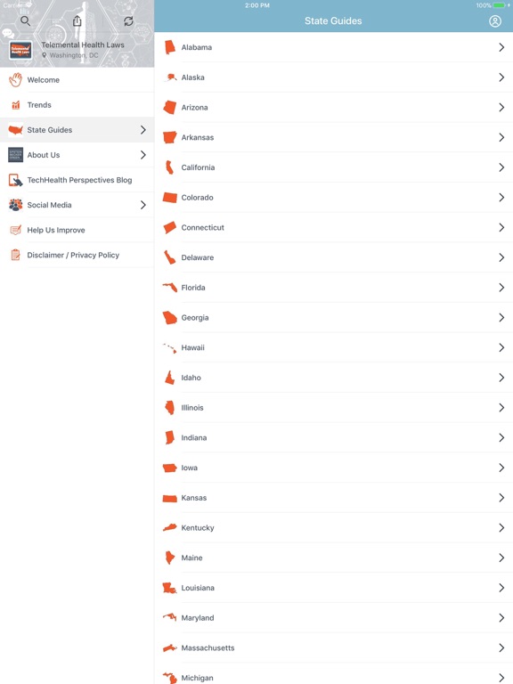 Screenshot #6 pour Telemental Health Laws