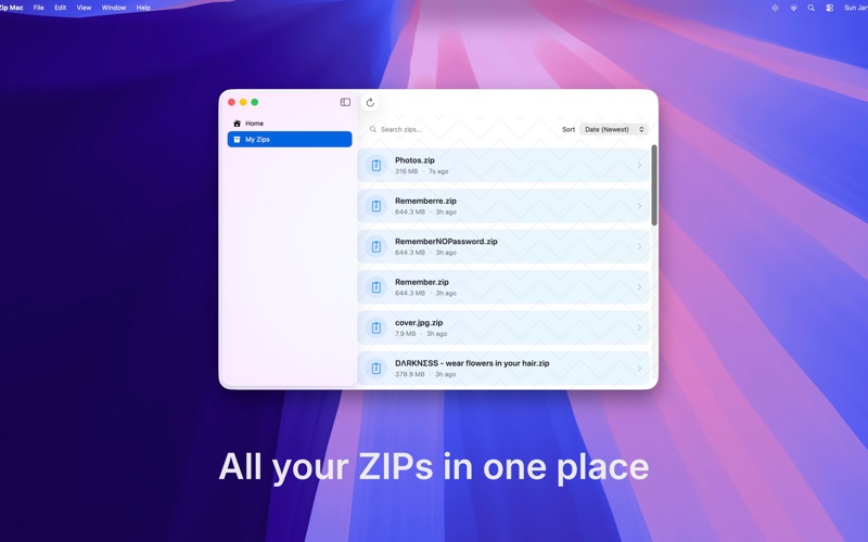 SharkZip screenshot