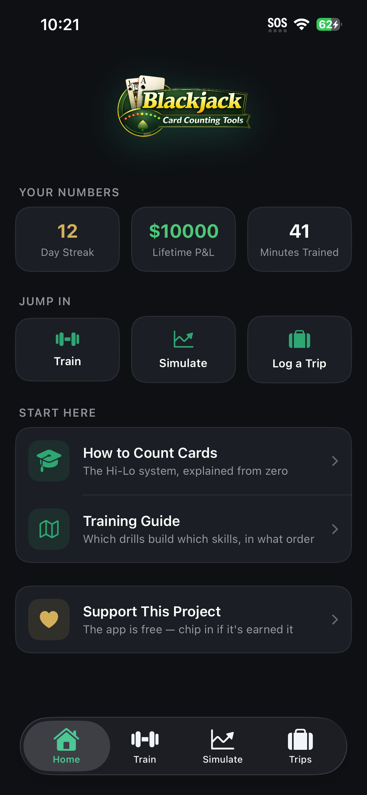 Blackjack Card Counting Tools screenshot 5