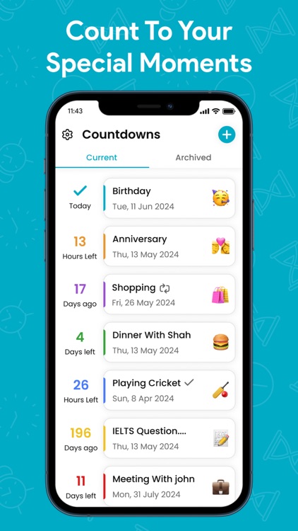 Countdown & Call Reminder