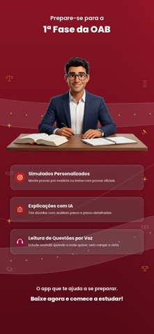 Oab Simulados com IA Screenshot 1 of 7