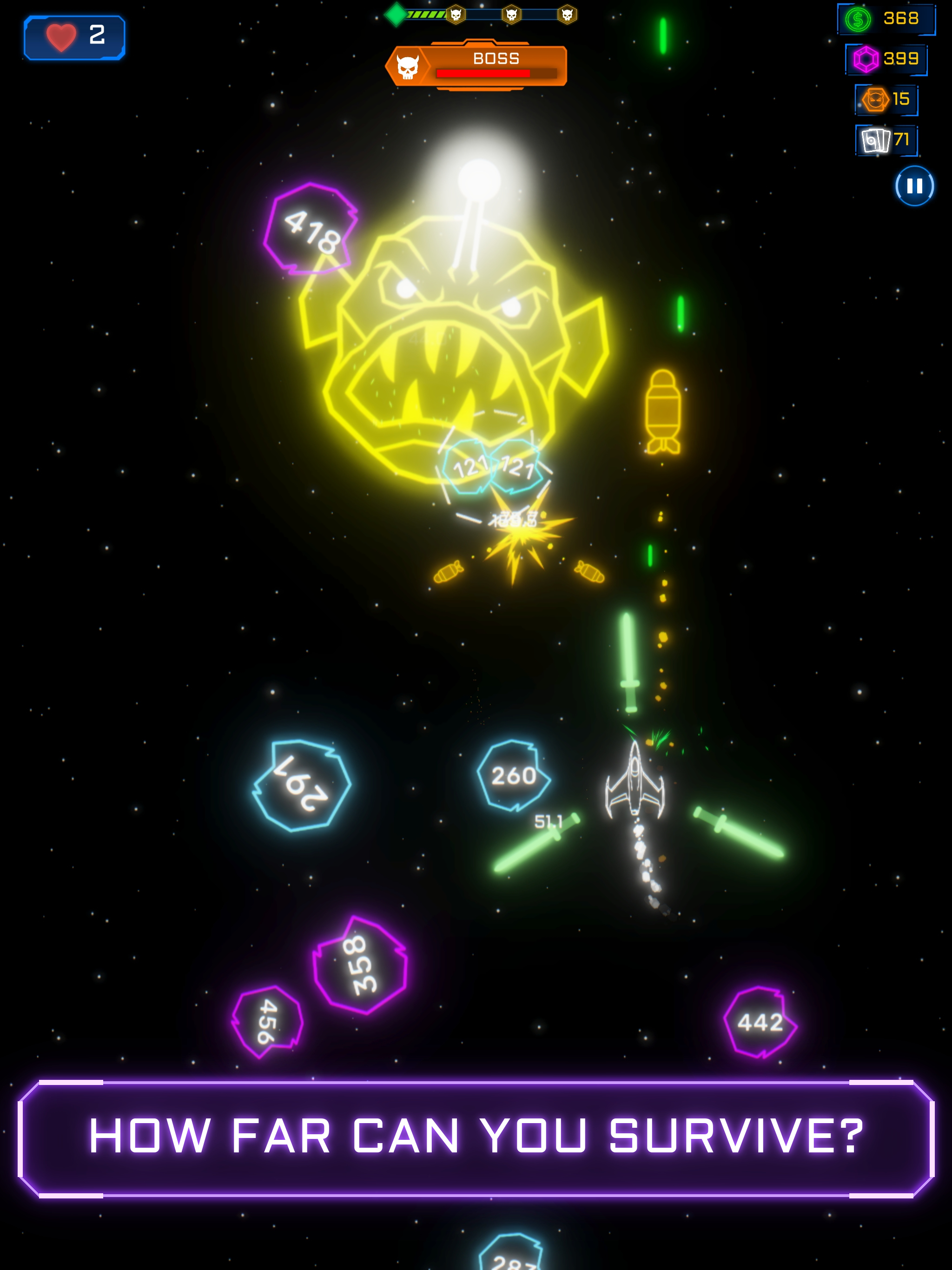 Neon Space: Rogue Shooter screenshot 12