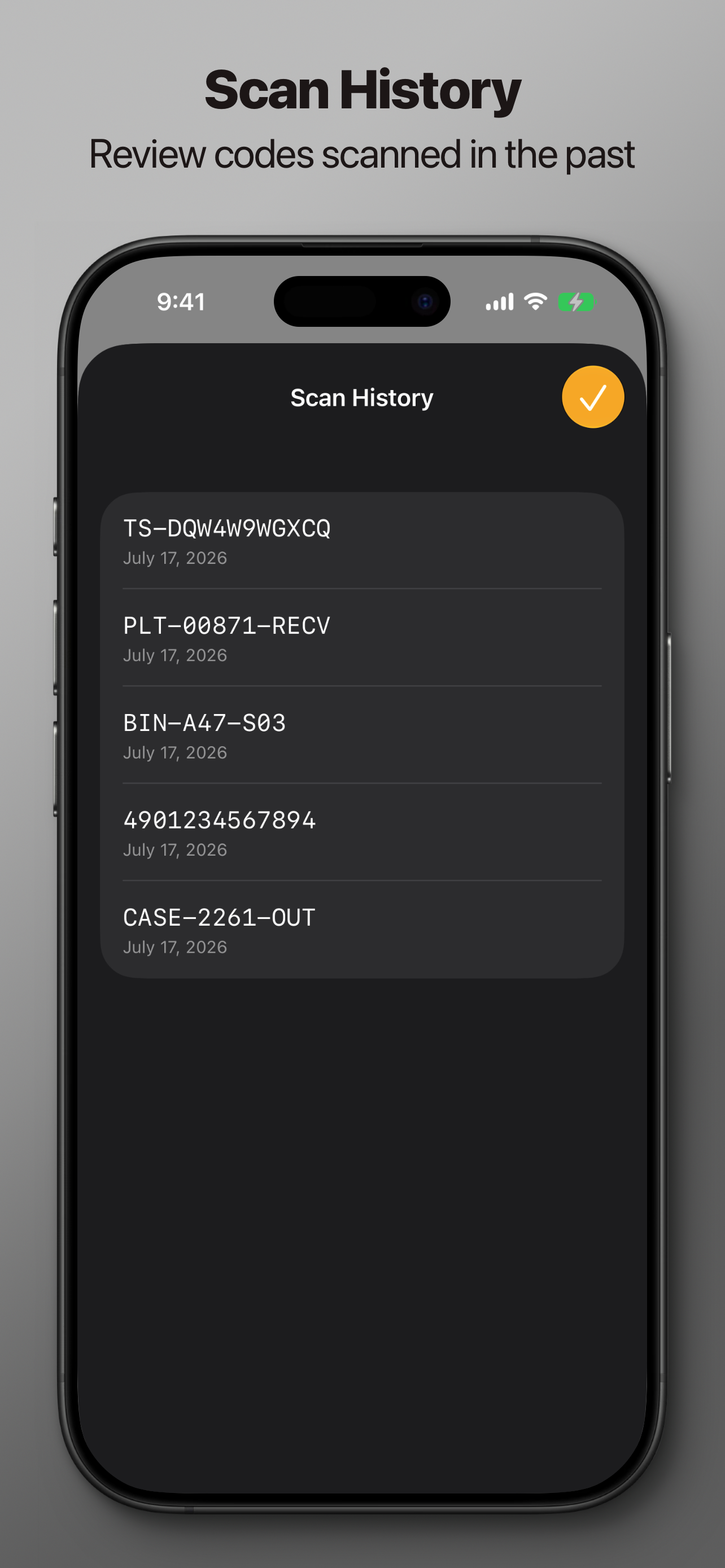 Tap to Scan Barcode Scanner screenshot 2