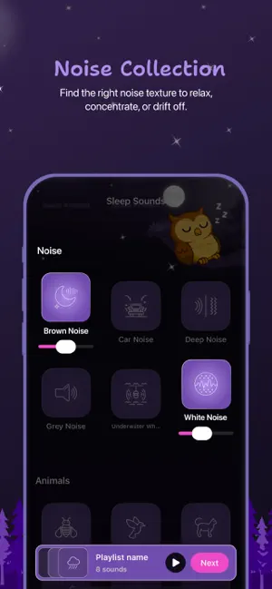 OWL - Sleep Sounds & Relaxing screenshot 4