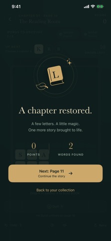 Screenshot 6 di LetterDrop: Enchanted Library