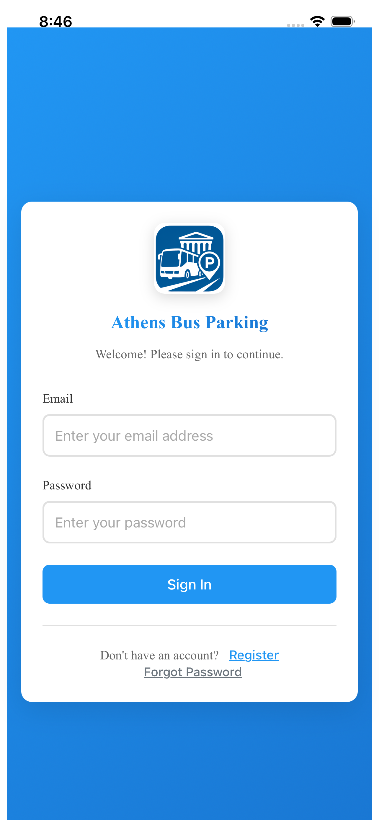 Athens Bus Parking