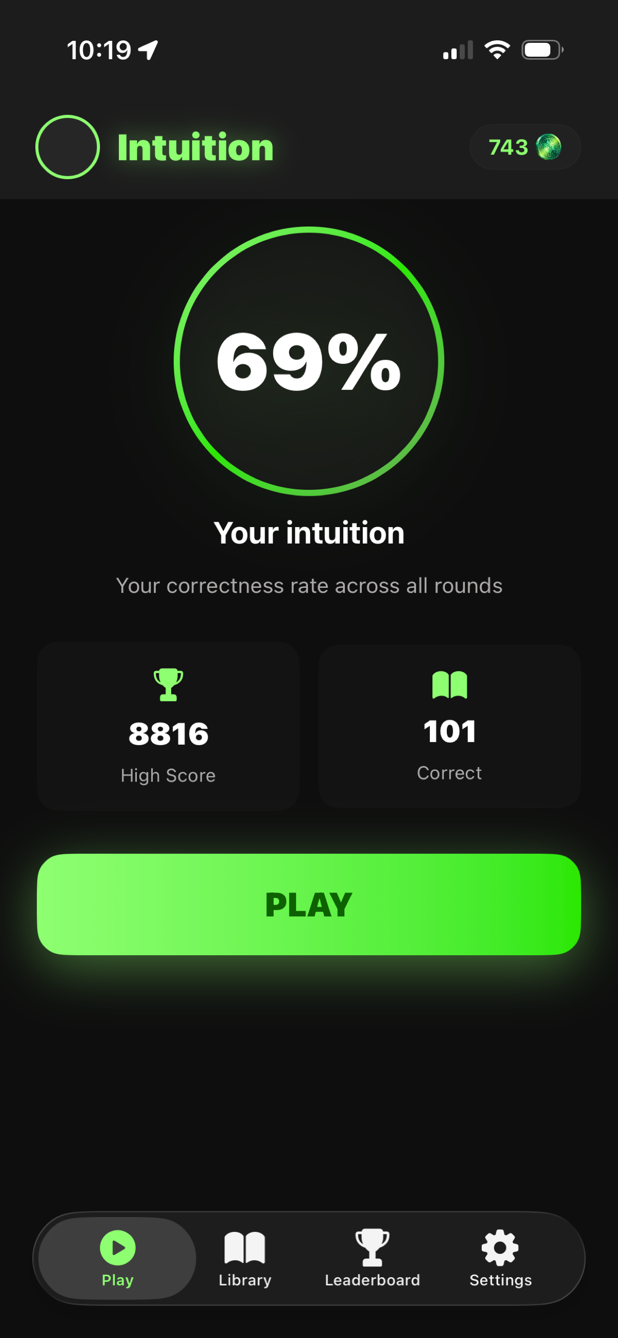 Intuition - Trivia Game