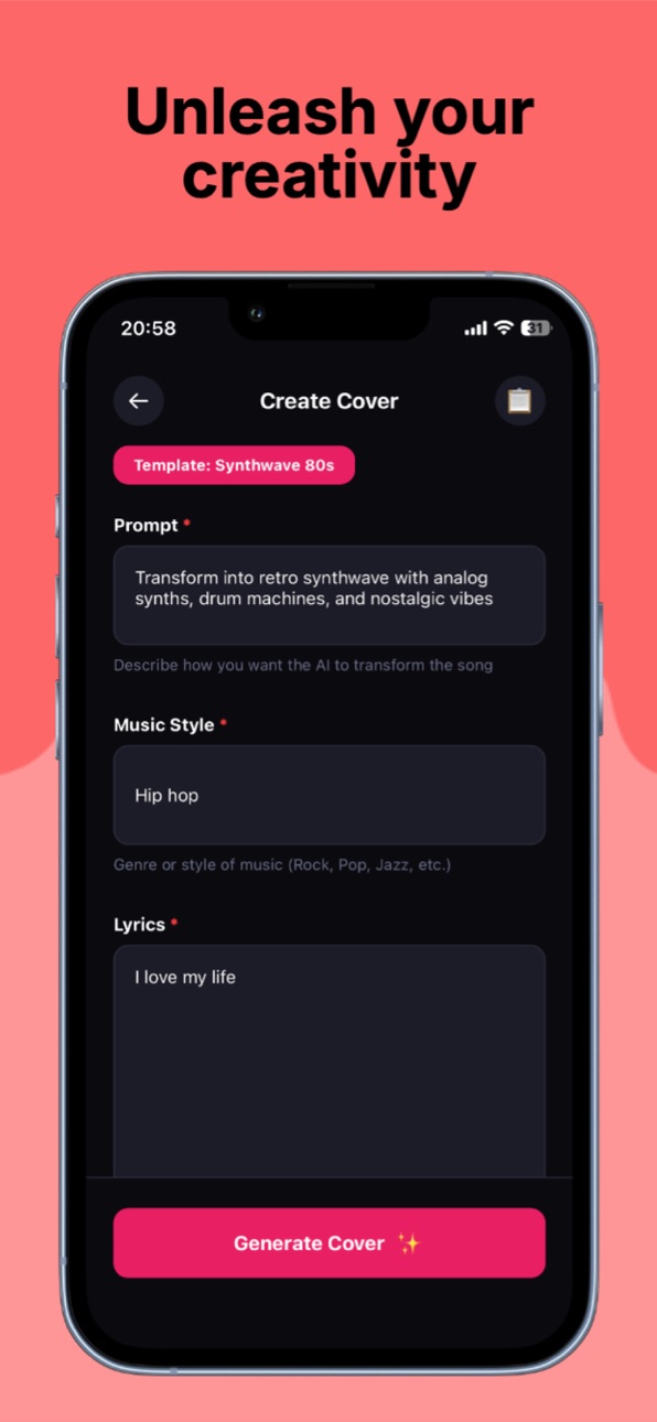 iPhone screenshot
