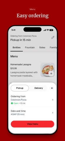 Colonna's Pizza iPhone screenshot