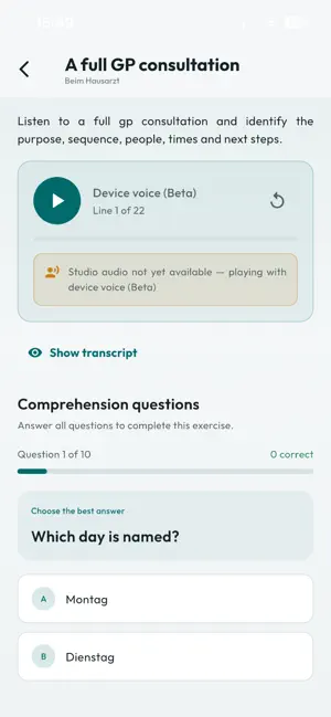 Med Deutsch screenshot 1