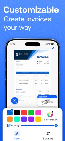 Invoice Maker - Invoice Flow screenshot