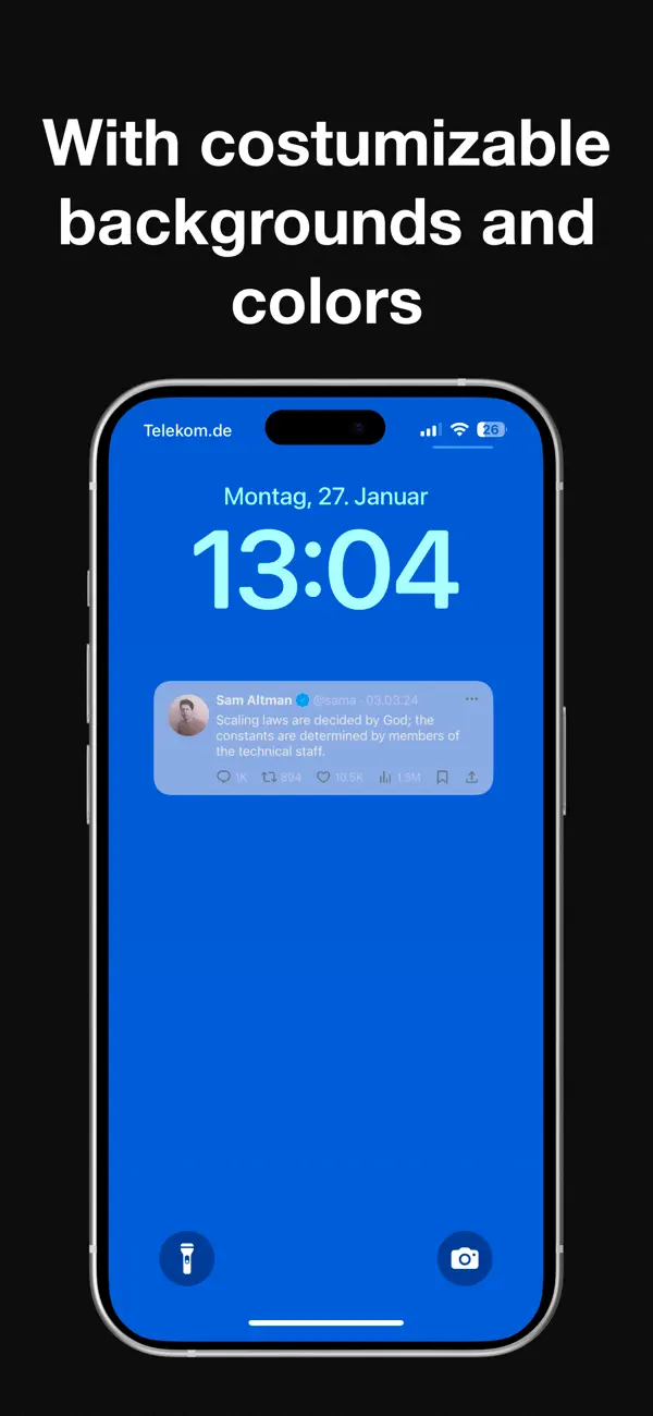 Screenshot #2 pour Tweet To Wallpaper