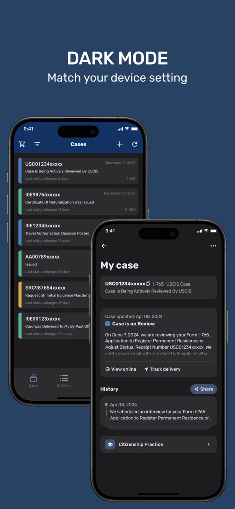 Case Tracker for USCIS & NVC - Utilities App | MWM