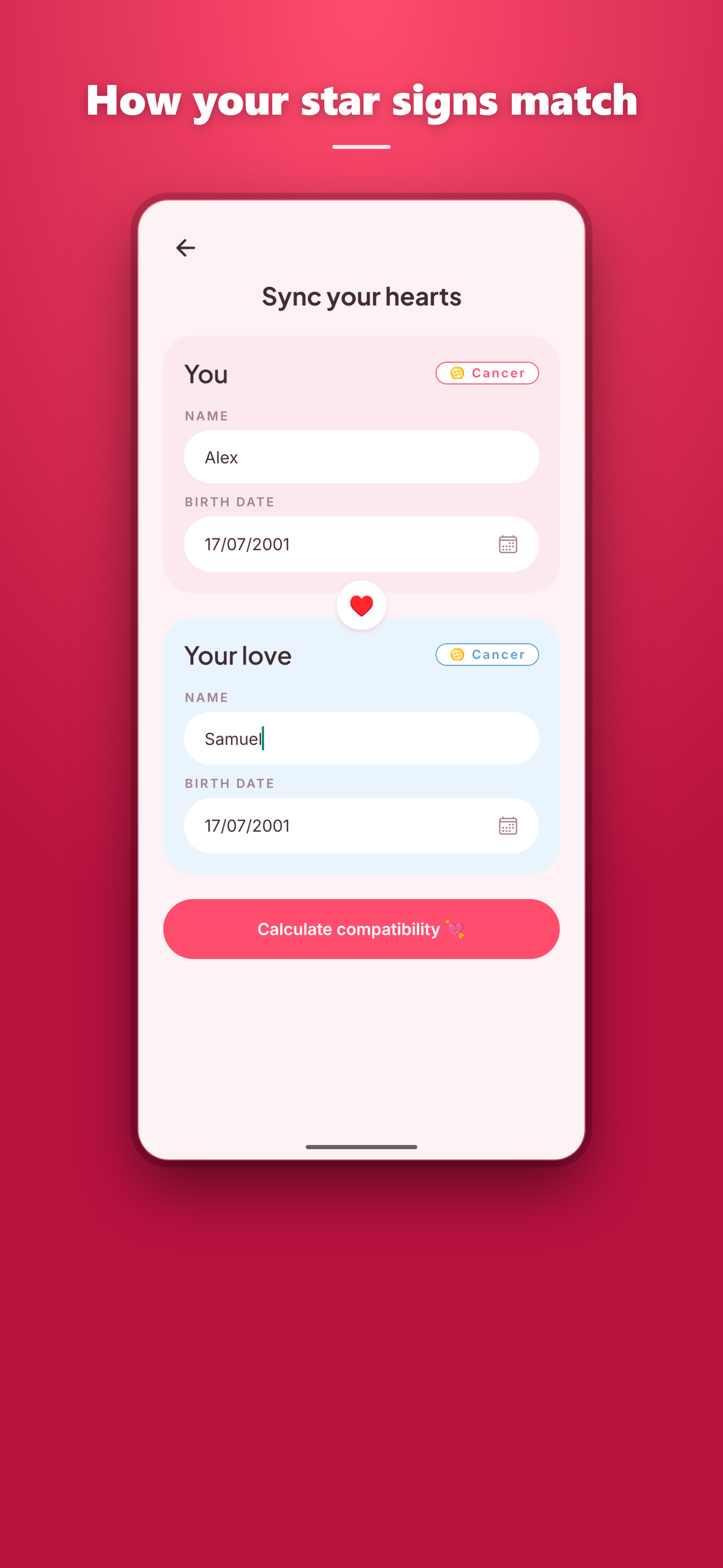 LoveSync: Love Calculator screenshot 2