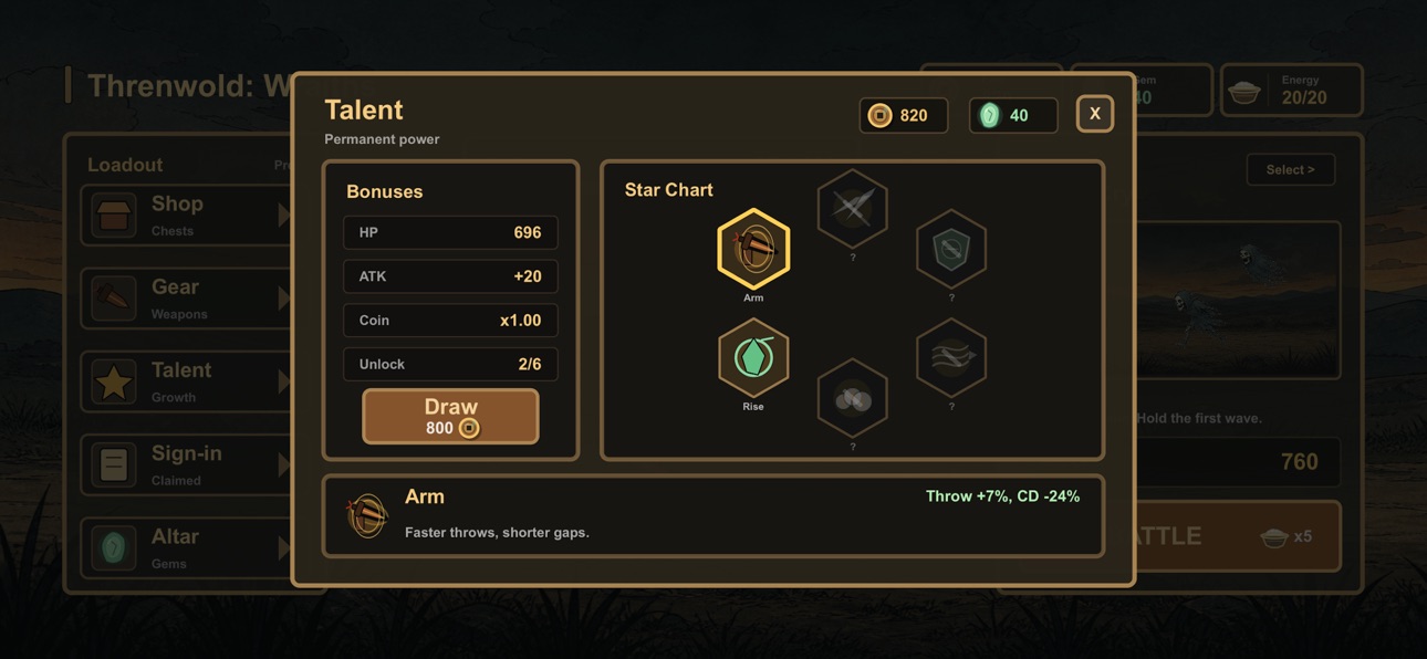 Screenshot 3 of Threnwold: Wraiths
