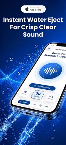 Speaker Cleaner & Sound Meter iPhone screenshot