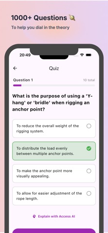 IRATA Level 1 Flashcards iPhone screenshot