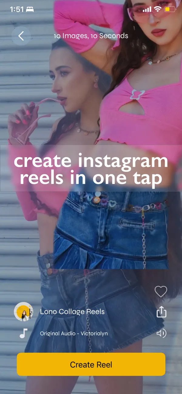 #2. Lono: Reels Maker & Pic Editor (iOS) Podle: BLANK CANVAS DESIGNS PRIVATE LIMITED