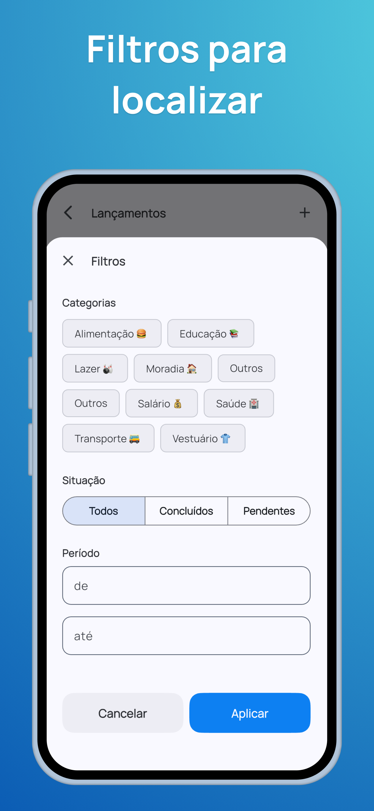 Cashflow - Controle Financeiro
