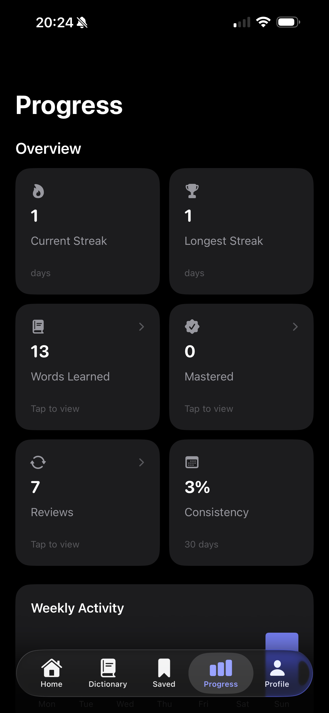 Gladlex: Daily Vocabulary screenshot 2