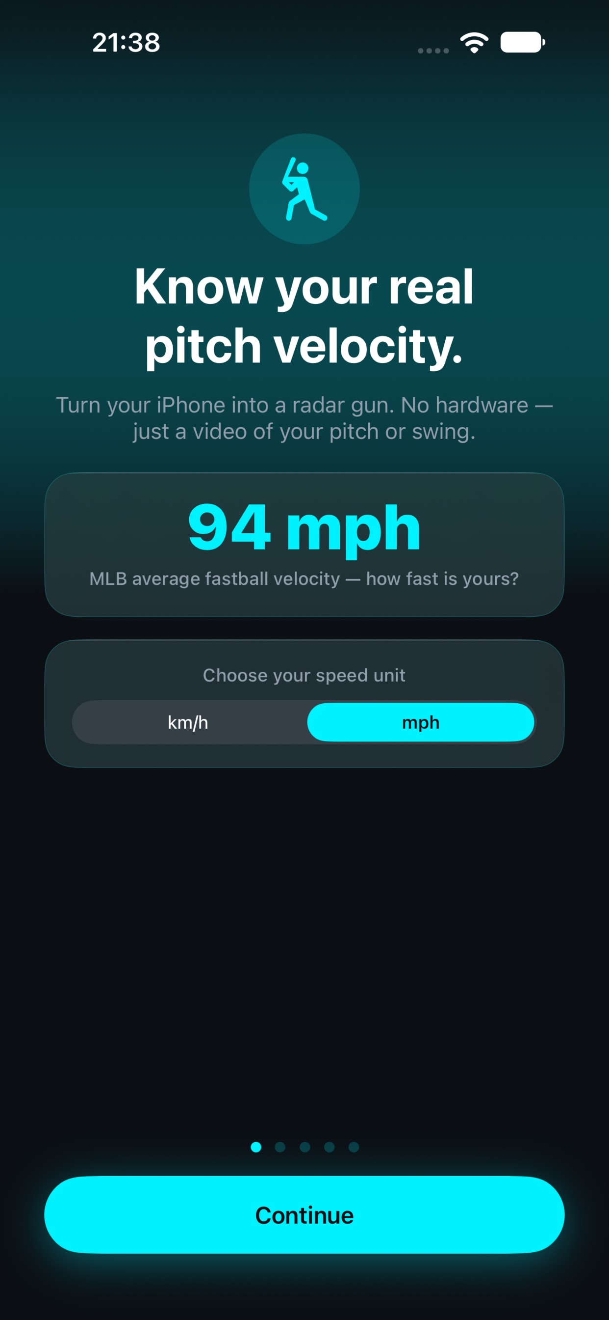 Screenshot 1 of Baseball Radar - Pitch Speed