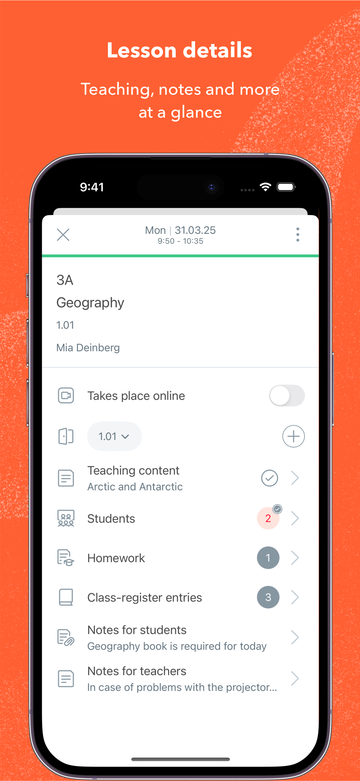 Untis Mobile store screenshot 4