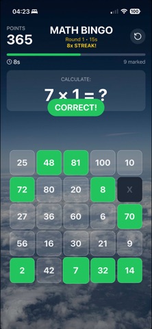 Math-Bingo Screenshot 2 of 3