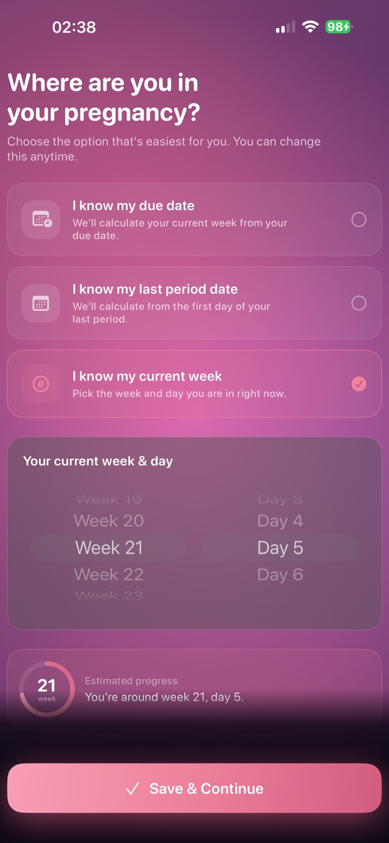Baby Heartbeat Pregnancy Diary screenshot 5