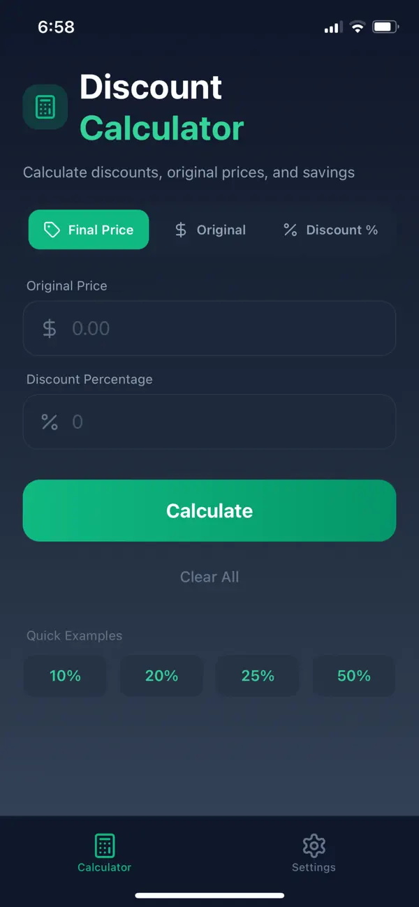 Screenshot #1 pour DiscountDash