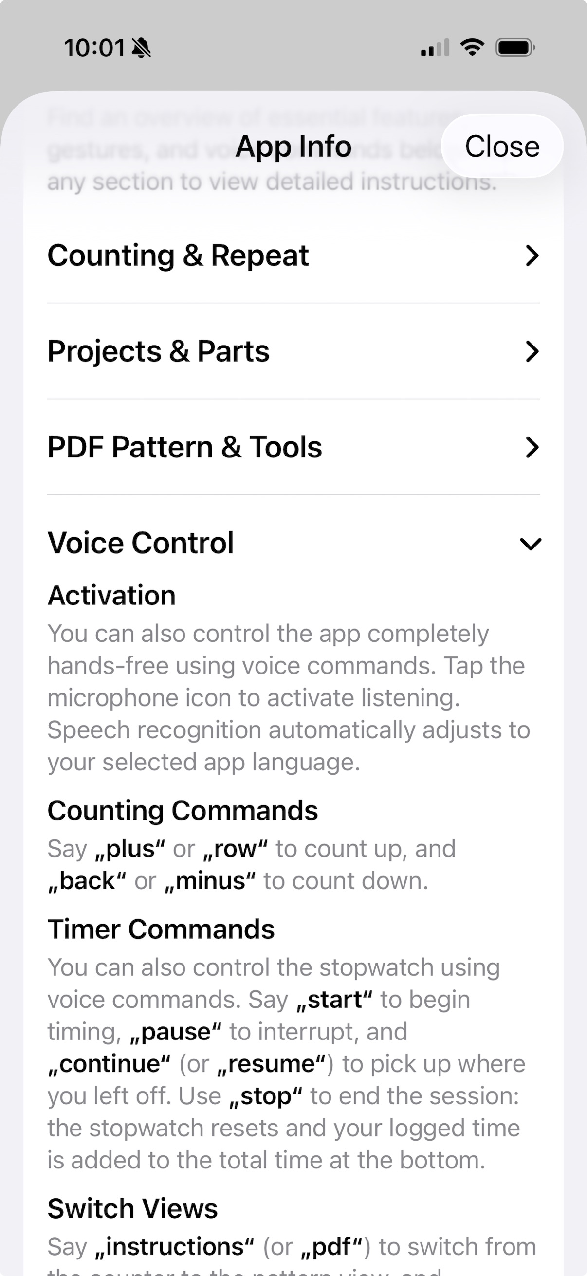 Screenshot 8 of KnitCounter Plus