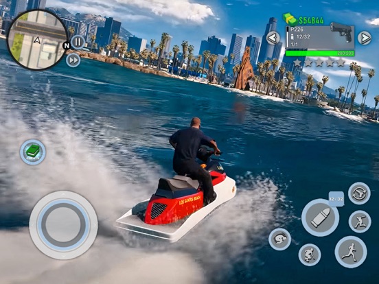 GTA 6 gangster kriminalitet 3d iPad app afbeelding 3