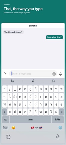 BridgeAI-Chat Across Languages iPhone screenshot