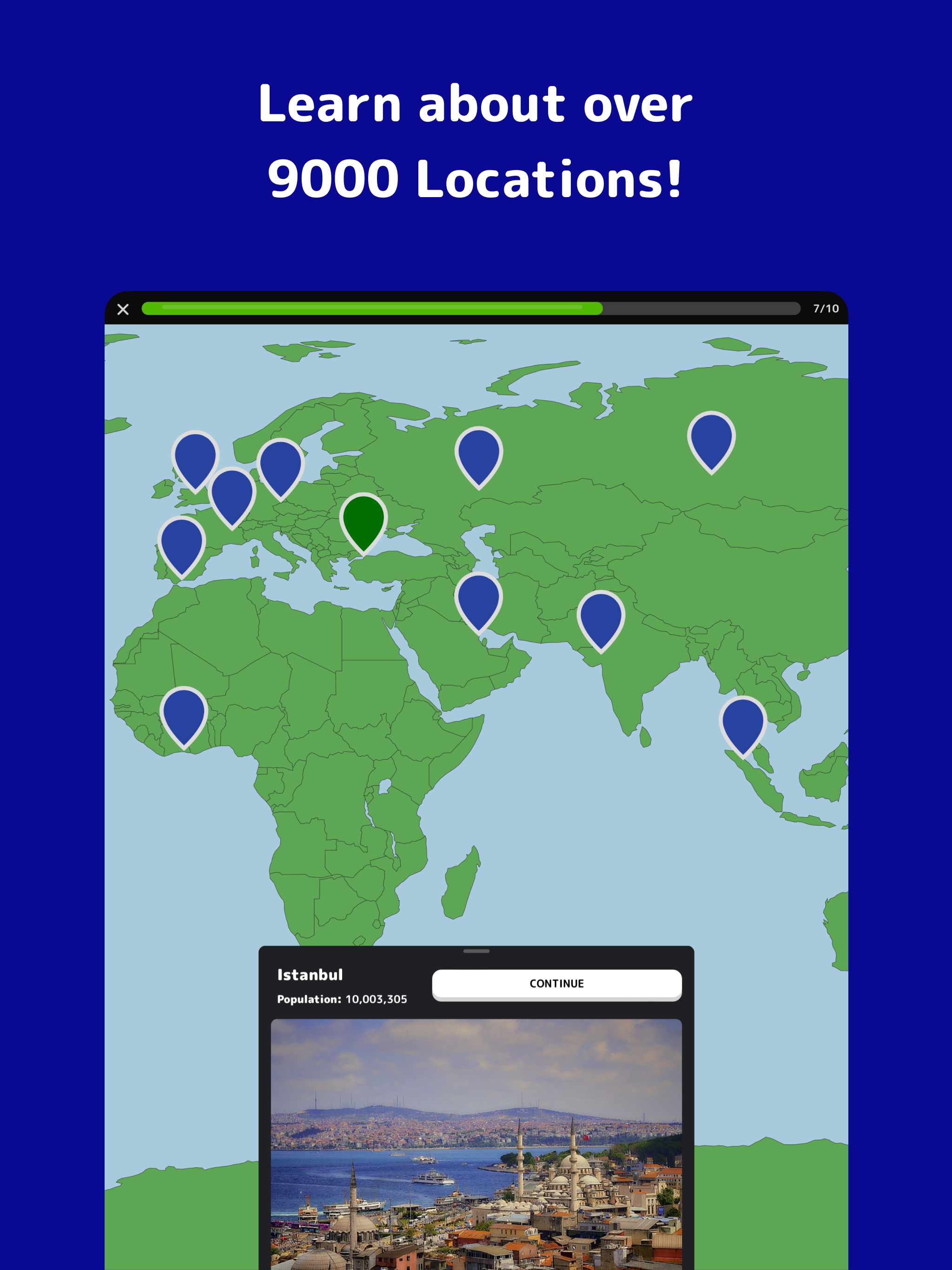 GeoChamp: Geography Map Quiz