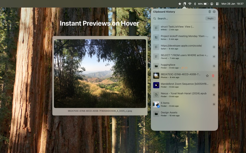 ClipboardMenu screenshot