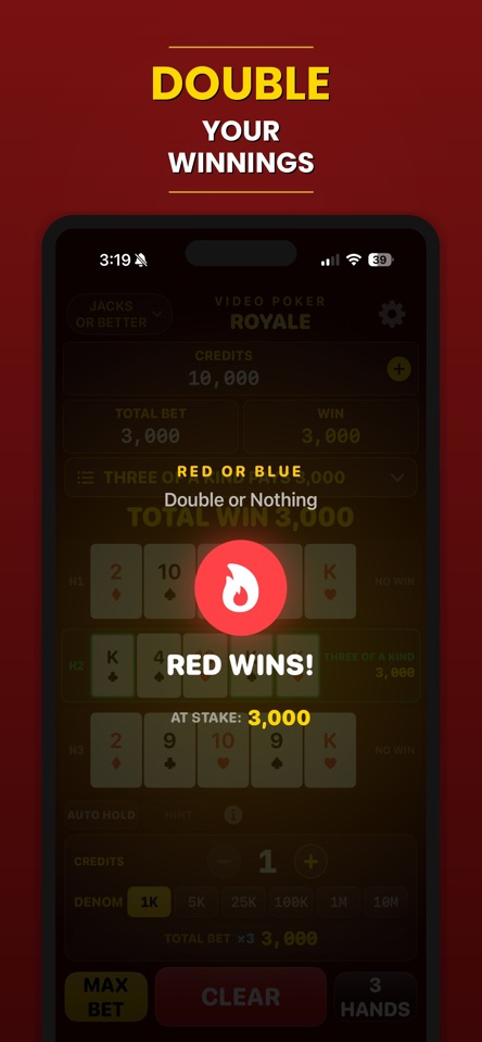 Video Poker Multi-Hand 1000x screenshot 8