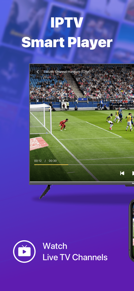 IPTV Stream Player – Live TV screenshot 1