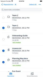 sap document management iphone capturas de pantalla 3