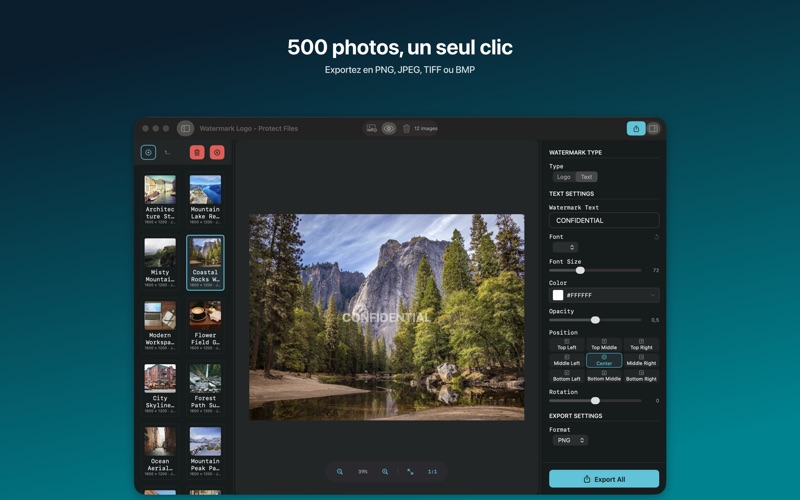 Screenshot #3 pour Watermark Logo - Protect Files