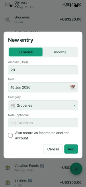 Talea - Budget Planner screenshot 2