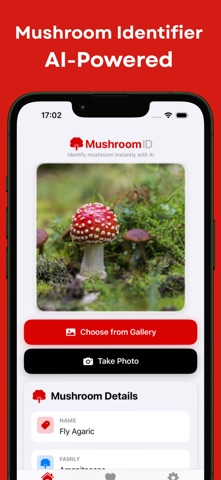 Mushroom Identifier AI Scanner screenshot