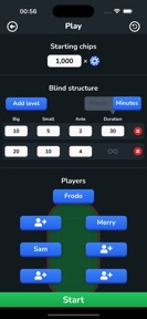Pocket Poker Chips screenshot