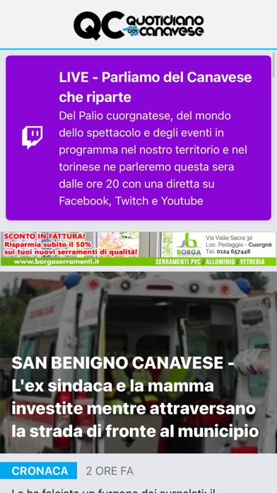 QC Quotidiano del Canavese Screenshot