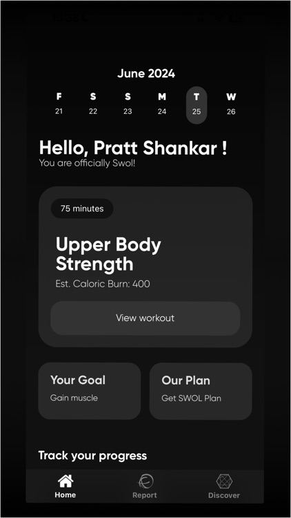 SWOL: body scanner & workouts