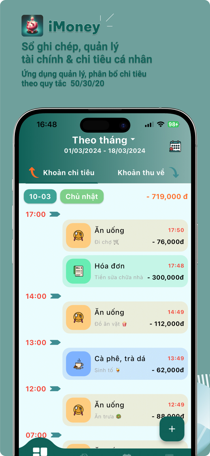 iMoney Quản Lý Chi Tiêu