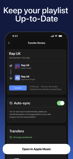 Playlist Transfer for My Music iPhone screenshot 5