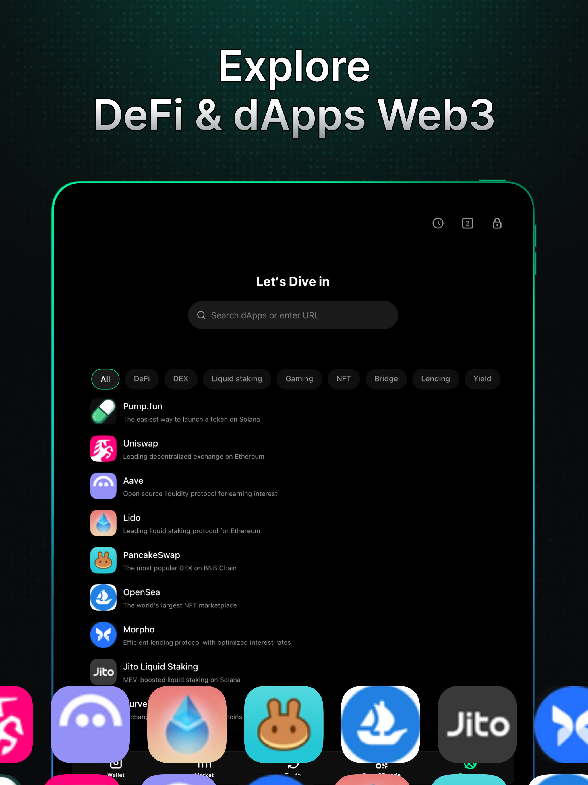 Ybit: Crypto & DeFi Wallet
