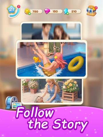 Merge Fashion: Romance Story iPad screenshot