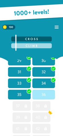 Crossclimb iPhone screenshot