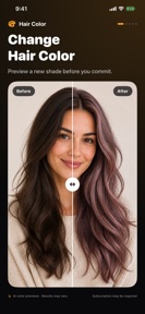Change Hair Color Filter screenshot